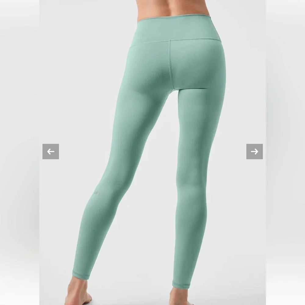 Alo Yoga 7/8 High-Waist Airlift Legging Green